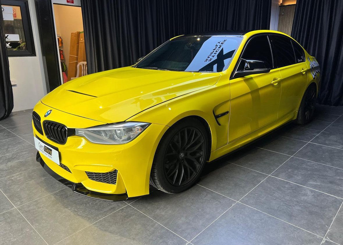 High Glossy Crystal Corn Yellow Vinyl Wrap