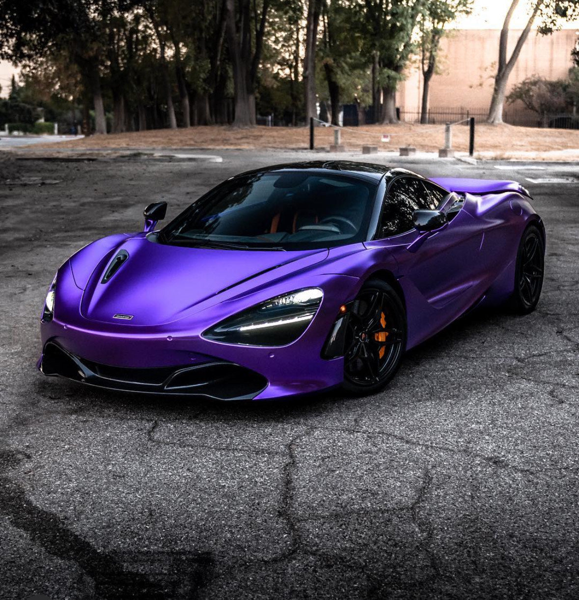 Satin Purple Vinyl Wrap