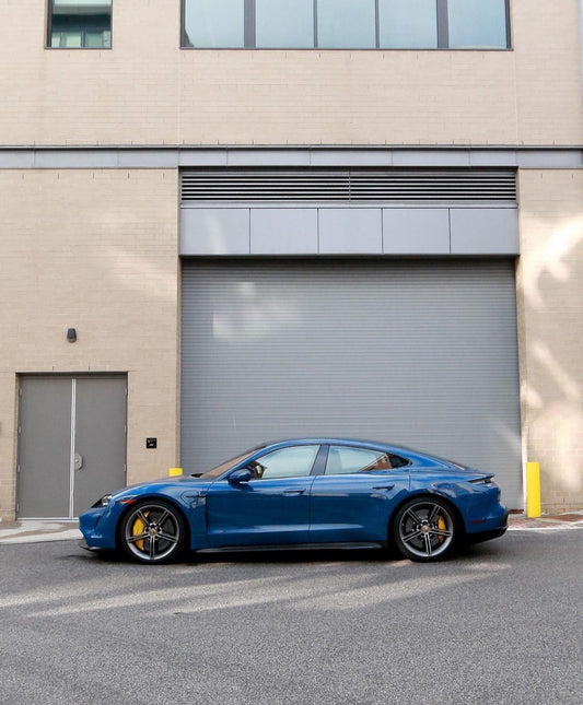 Glossy Neptune Metal Blue Vinyl Wrap