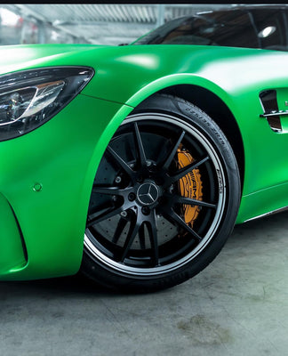 AMG Hell Green Vinyl Wrap