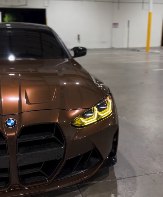 Liquid Metal Pyrite Brown Vinyl Wrap