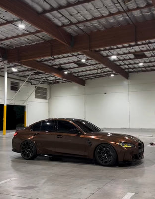 Liquid Metal Pyrite Brown Vinyl Wrap