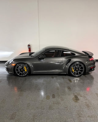 Porsche Agate Grey Vinyl Wrap