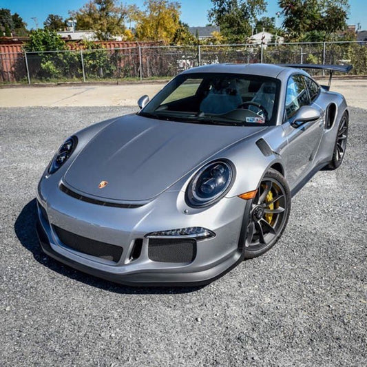 Porsche GT Silver/Grey Vinyl Wrap