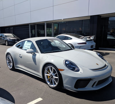 Porsche Dolphin Grey Vinyl Wrap