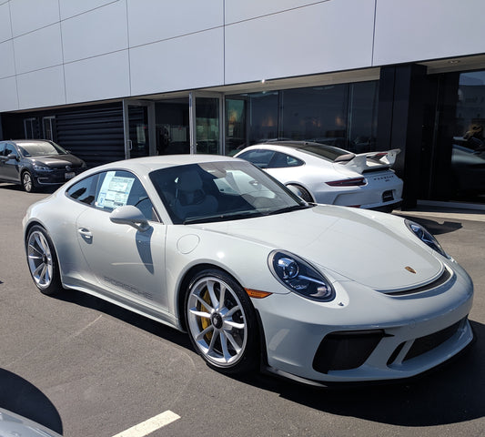 Porsche Dolphin Grey Vinyl Wrap